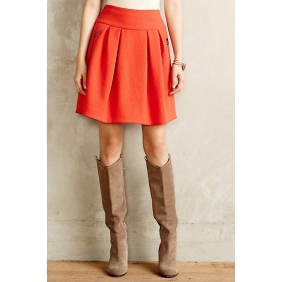 Anthropologie Dresses & Skirts - ANTHRO | MAEVE red swing skirt